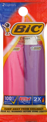 Bic Classic Lighters Assorted Colors (2 count)
