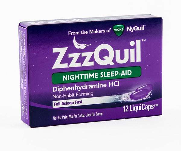 Vicks Zzzquil Night Time Sleep-Aid Liquicaps (12 count)