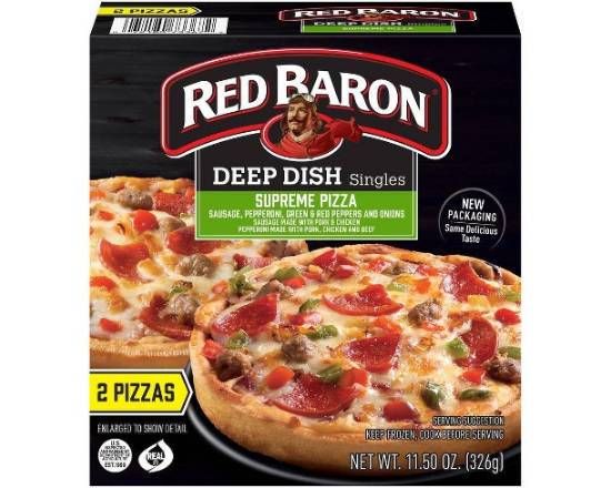Red Baron Deep Dish Singles Pizza Supreme (11.5 oz)
