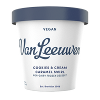 Van Leeuwen Vegan Cookies & Cream Caramel Swirl (14 oz)