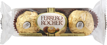Ferrero Rocher Fine Hazelnut Chocolates (3 count)