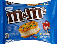 M&M's Vanilla Ice Cream Cookie Sandwich (4 oz)